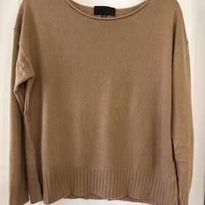 Nili Lotan Classic Cashmere Camel Sweater
